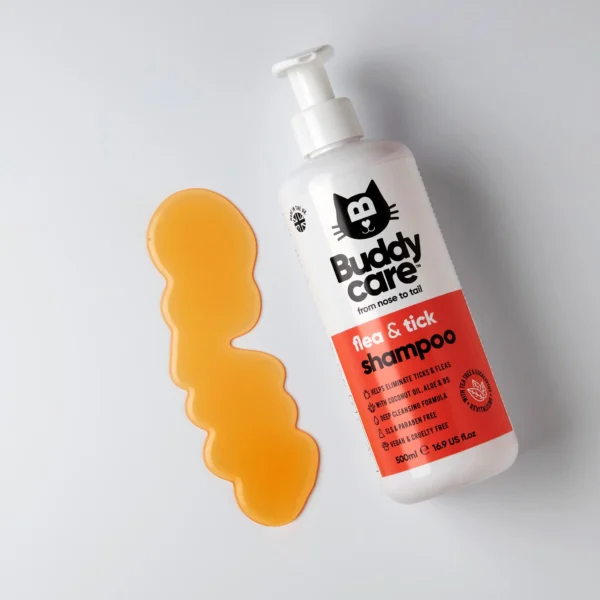 Buddycare Flea & Tick Cat Shampoo 500ml - Image 2