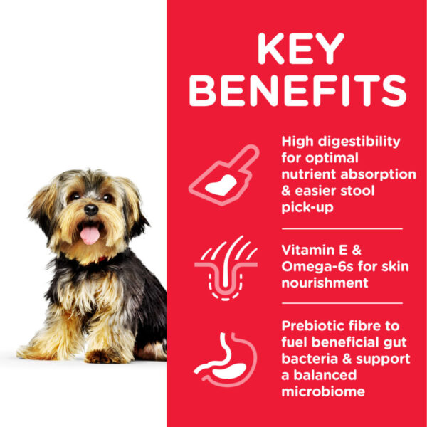 Hill's Science Plan Sensitive Stomach & Skin Small & Mini Adult Dog Food with Chicken (1.5kg) - Image 3