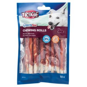 TRIXIE Denta Fun Duck Chewing Rolls