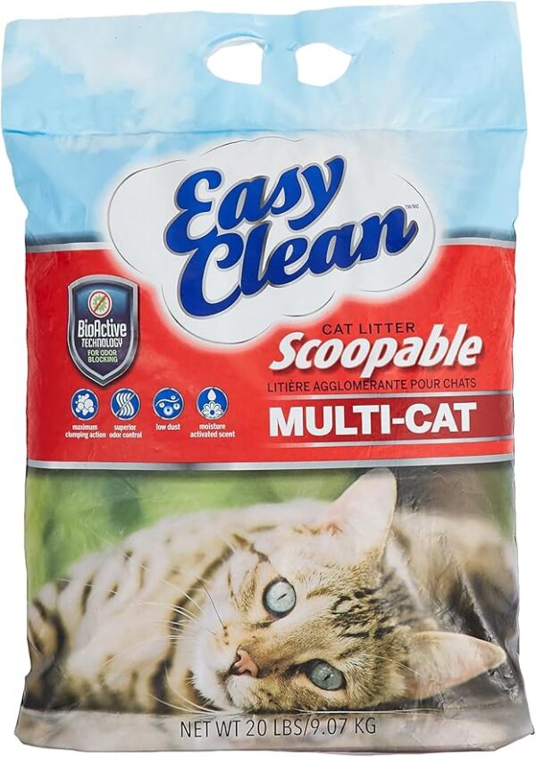 Easy Clean Multi-Cat Clumping Cat Litter