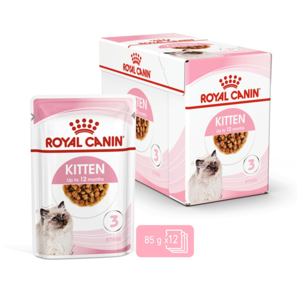 Royal Canin Feline Health Nutrition Kitten Wet Food Gravy (85g) - Image 2
