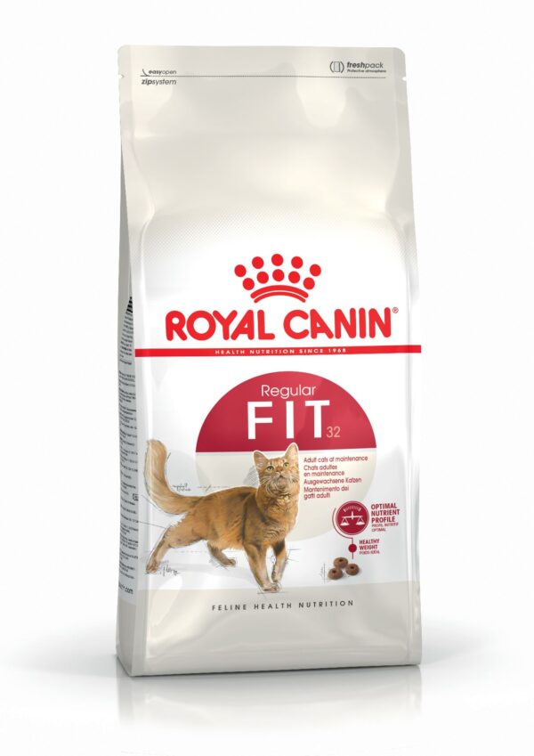 Royal Canin Feline Health Nutrition Regular Fit 32 Adult Cat Dry Food 2kg (Best before 2026/05/03)