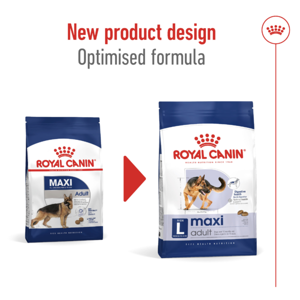 Royal Canin Size Health Nutrition Maxi Adult Large Dog Dry Food new design
