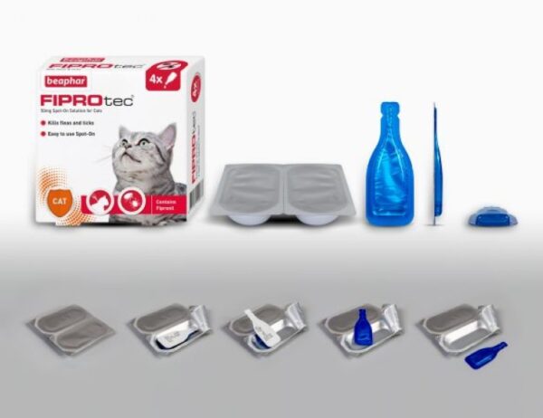 beaphar FIPROtec Spot On Cat inside pack