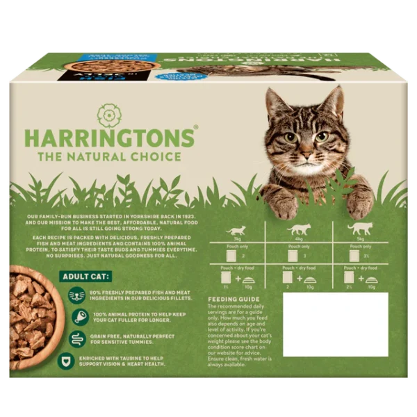 HARRINGTONS Fish Selection in Jelly Adult Wet Cat Food Multipack details