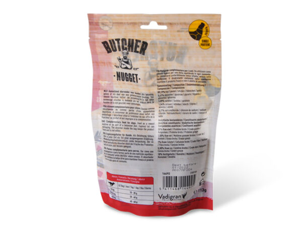Vadigran Butcher Chicken Nuggets treats for Dogs 113g - Image 3
