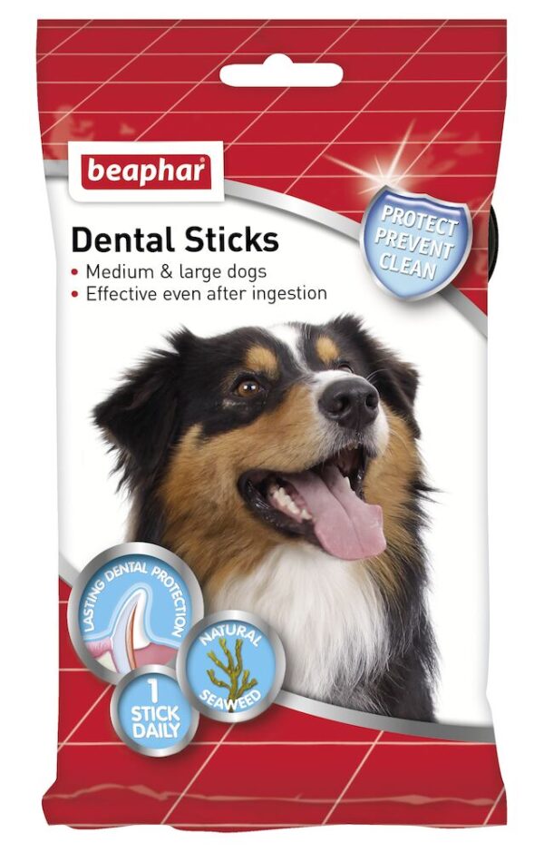 Beaphar Dental Sticks Medium & Large Dog (7 sticks)