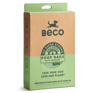 Beco Large Poop Bags with Handles Unscented 120 pcs