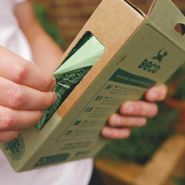 Beco Large Poop Bags with Handles Unscented box