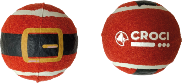 Christmas Tennis Ball Santa Belt - 2 pieces