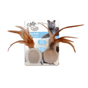Classic Comfort Feather Balls Catnip Infused toy for Cats