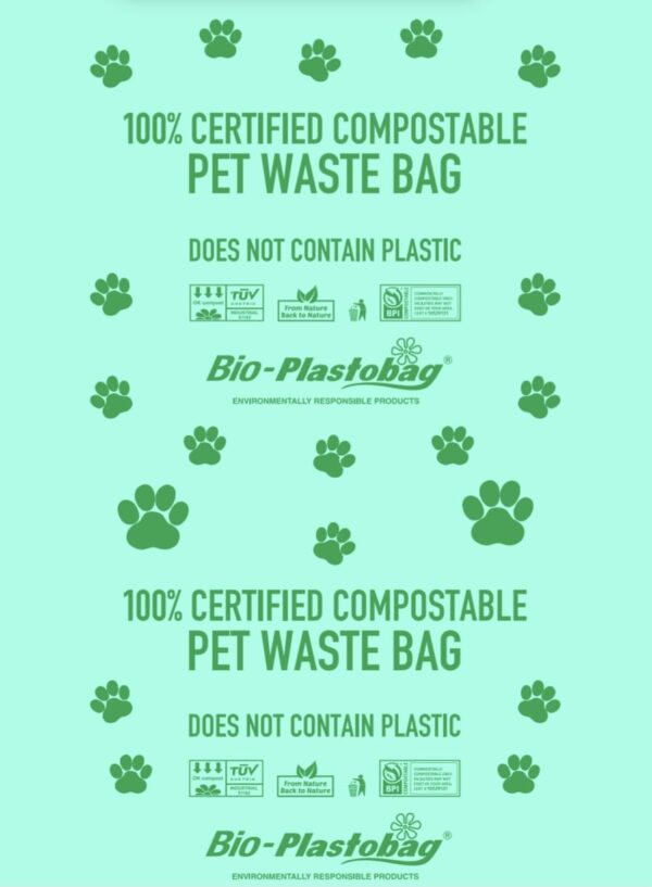 Bio-Plastobag Compostable Pet Waste Poop Bag