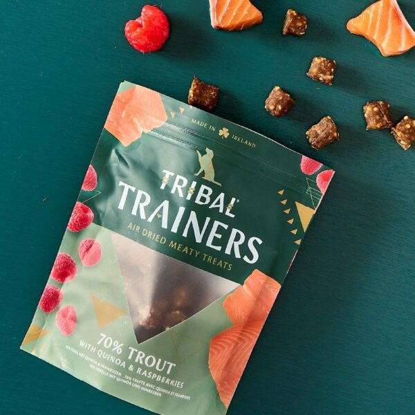 Tribal Trainers Trout with Quinoa & Rasberry Dog Treats 80g