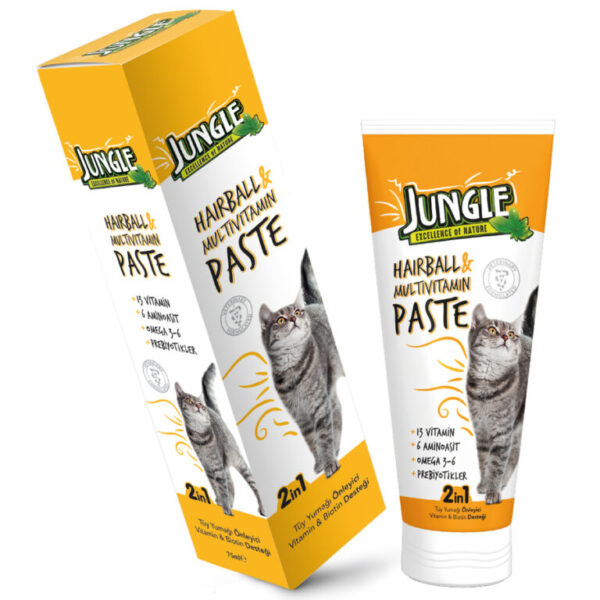 Jungle Anti Hairball & Multivitamin Paste 75 ml